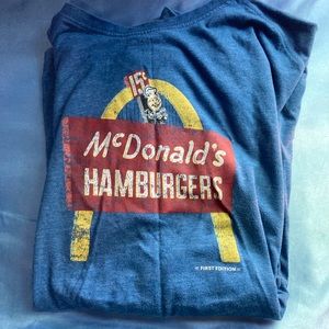 This is a vintage McDonald’s work shirt From the 50s